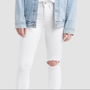 High rise Skinny ankle Levi’s 721  .. white .. brand new!